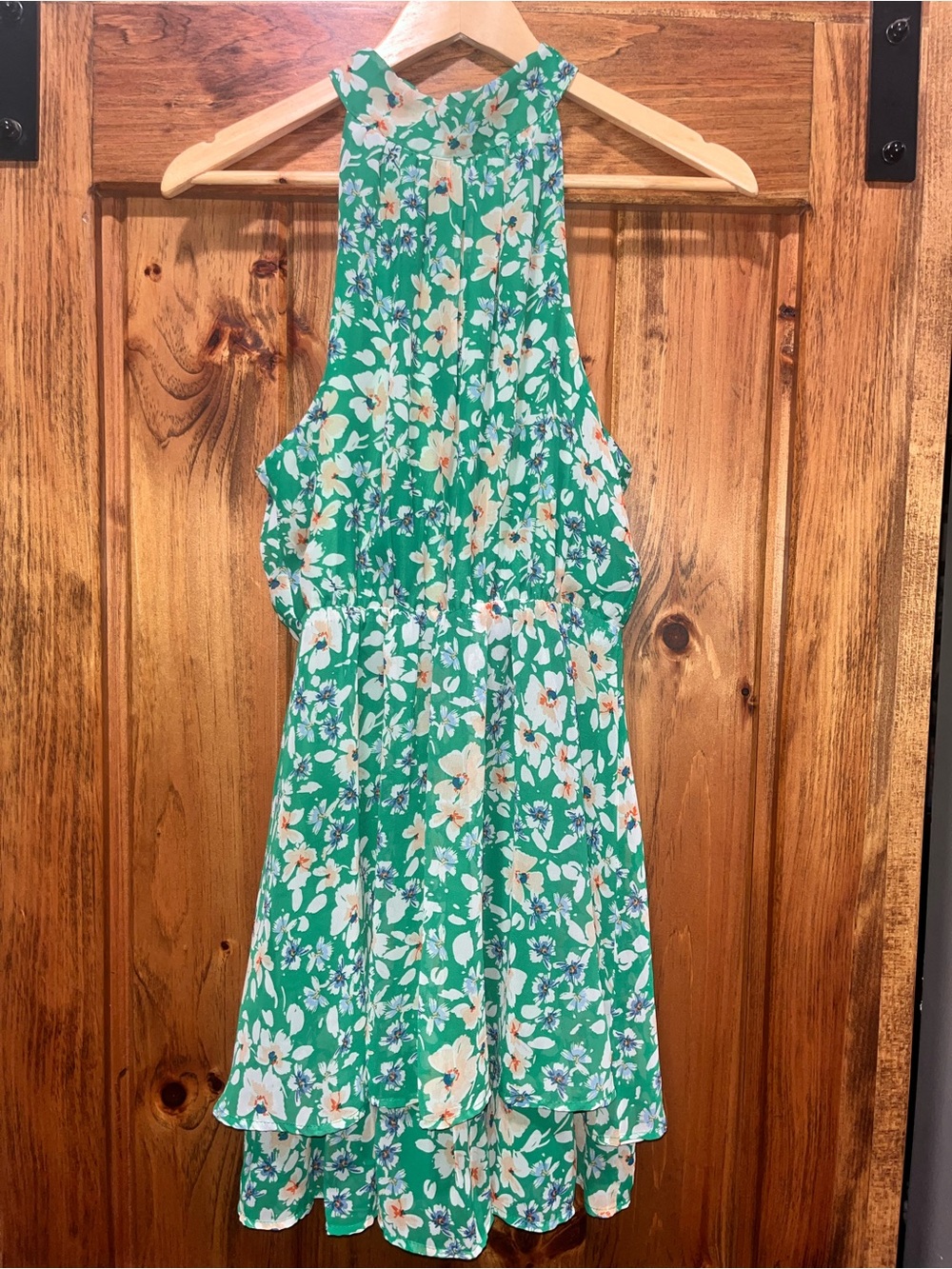 Sienna Sky Green Floral Dress